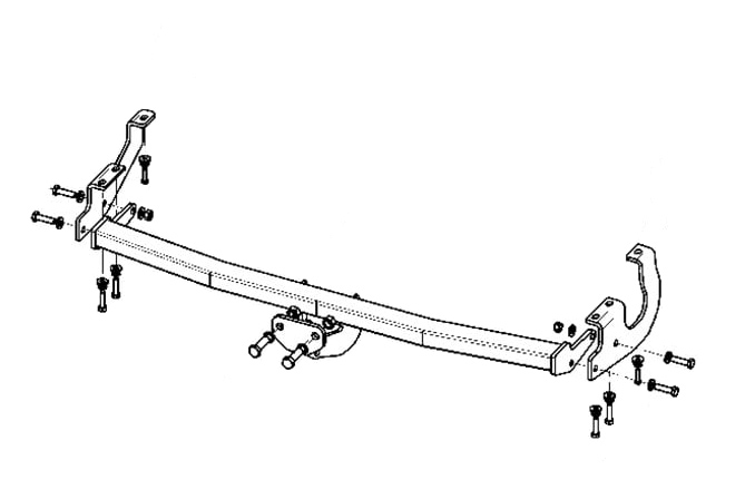 Towbar For Renault Kangoo Van - Maxi 2010 On