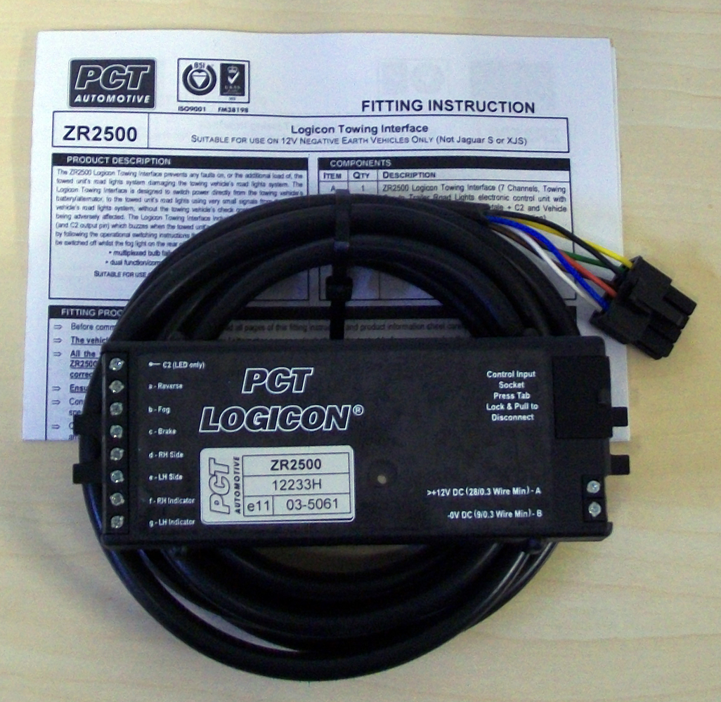 Universal PCT Automotive ZR2500 Logicon Towing Interface 7 Way Bypass